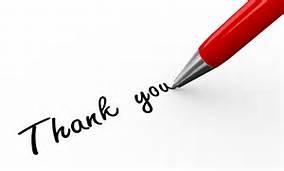 Thankyou Letters